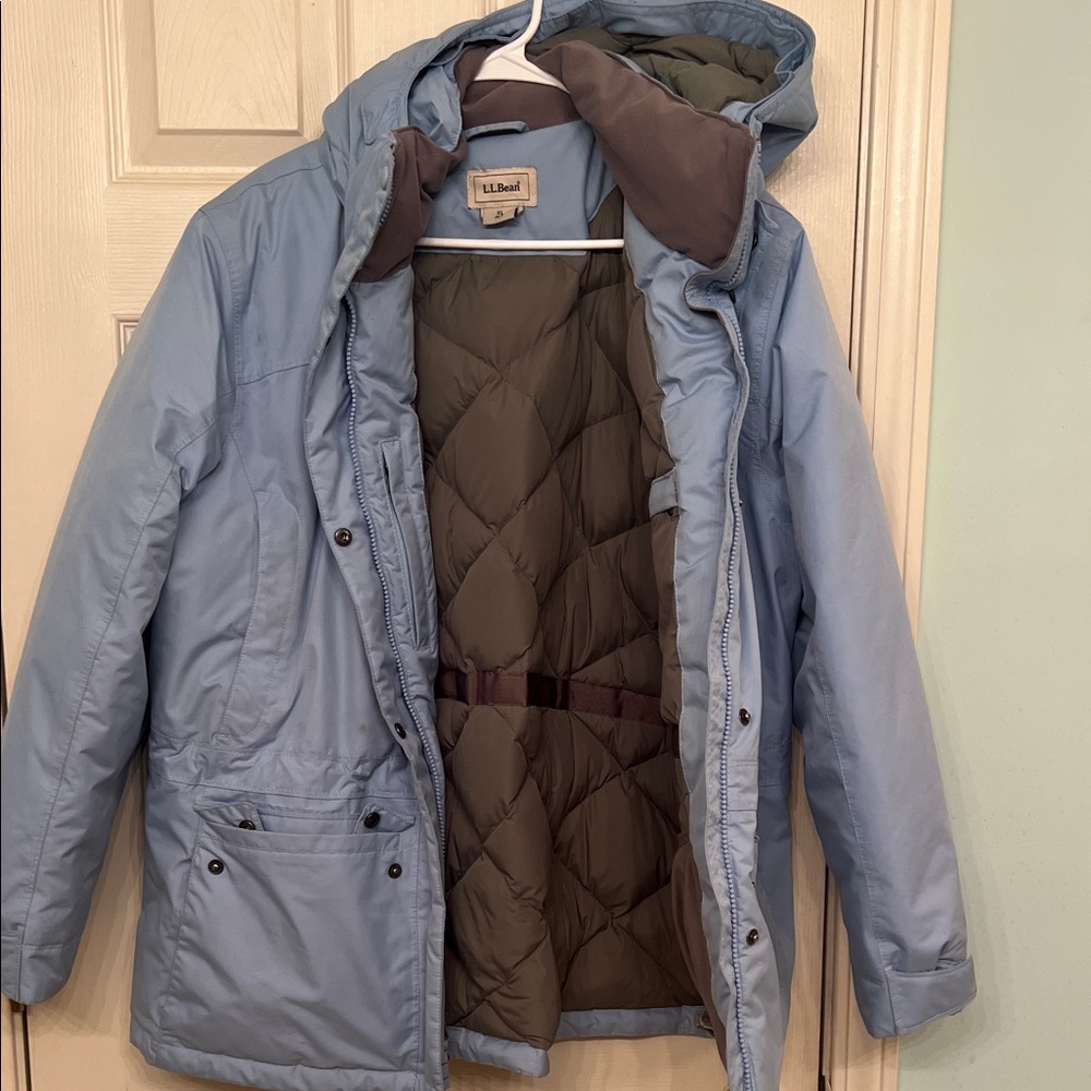 L.L. Bean Women’s Blue Hooded Jacket